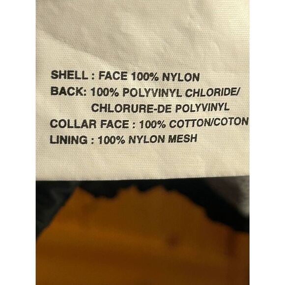 Teknic Motorcycle Rain Jacket Black Pockets Elastic Waist Size XL READ (8930) - Picture 6 of 10